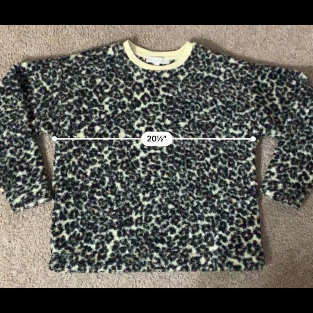 Loft sweater long sleeves Animal print size small - Picture 7 of 7
